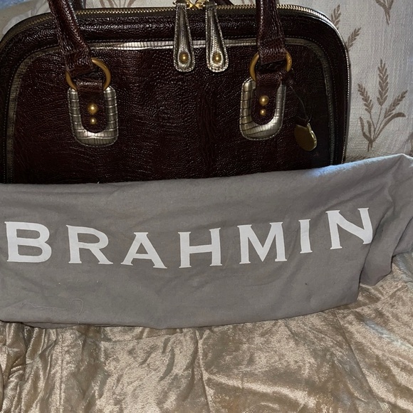 Brahmin leather bag with dust bag and care card - Picture 9 of 9